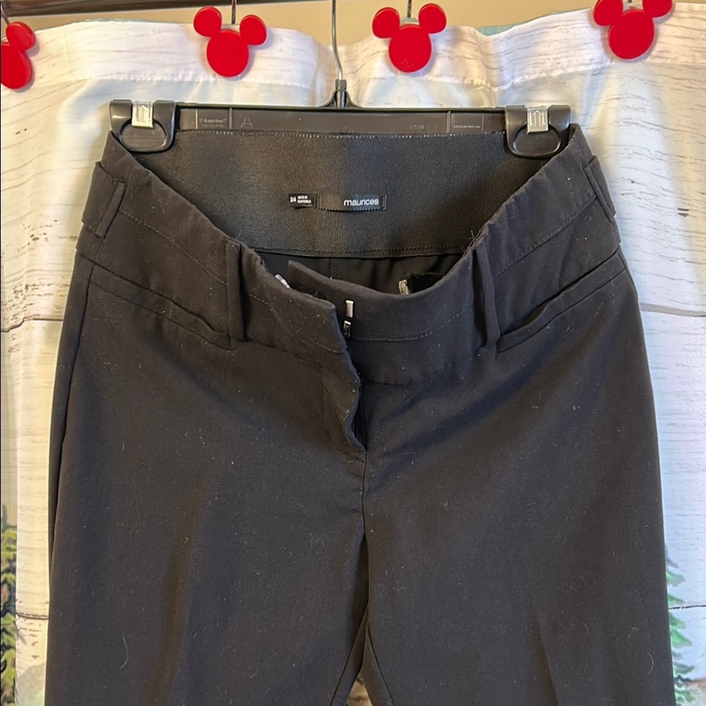 Maurices Black Smart Chino Trouser Dress Pants